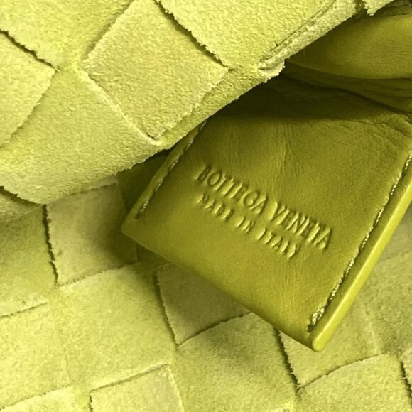BOTTEGA VENETA Intrecciato Duo Bag - Yellow Green Leather 789-080425 - Picture 13 of 14